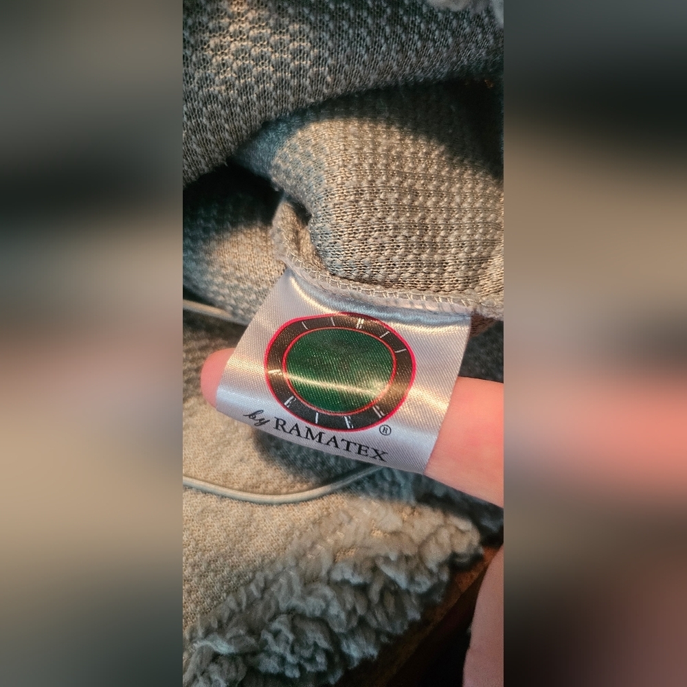 Cabin Fever By Ramatex Women's XL Sage Green Sherpa Pullover Hoodie Outdoor Cozy - Picture 11 of 14